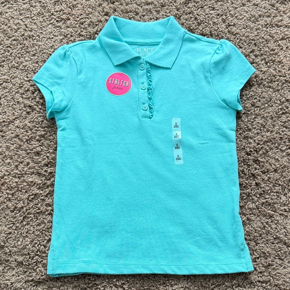 The Children's Place Teal Polo Shirt